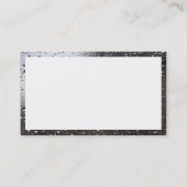 Carte De Visite Panneaux - Pluie sur une fenêtre (Dos)