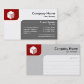 Carte De Visite Panneaux - Ruby et Grey (Devant / Derrière)