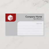 Carte De Visite Panneaux - Ruby et Grey (Dos)