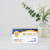 Carte De Visite Panneaux solaires énergie (Debout devant)