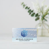 Carte De Visite Panneaux solaires | Énergie technologique (Debout devant)