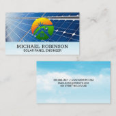 Carte De Visite Panneaux solaires | Logo Sun Home (Devant / Derrière)