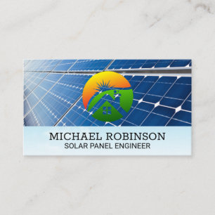 Carte De Visite Panneaux solaires   Logo Sun Home