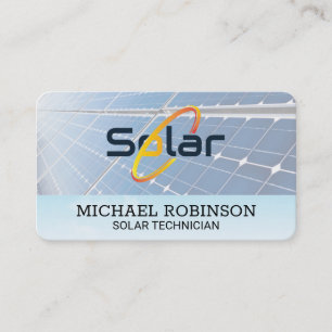 Carte De Visite Panneaux solaires Tech Power Energy