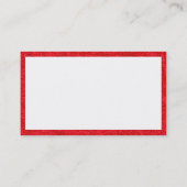 Carte De Visite Panneaux - Tapis rouge (Dos)