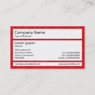 Carte De Visite Panneaux - Tapis rouge