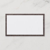 Carte De Visite Panneaux - Terre sombre (Dos)