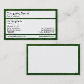 Carte De Visite Panneaux - Terre verte (Devant / Derrière)