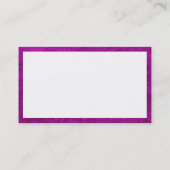 Carte De Visite Panneaux - Terre violette (Dos)