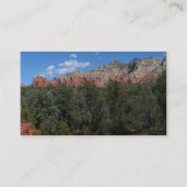 Carte De Visite Panorama de Red Rocks à Sedona Arizona (Dos)
