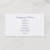 CARTE DE VISITE PANSIERS (Dos)