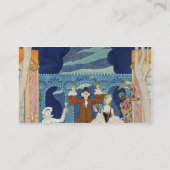 Carte De Visite Pantomime l'étape, illustration pour des 'fêtes (Dos)