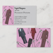 Carte De Visite Pantsuits et goupilles de sécurité (Devant / Derrière)