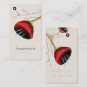Carte de visite Papaver Poppy (Devant / Derrière)