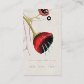 Carte de visite Papaver Poppy (Dos)