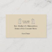 Carte De Visite Pape Card (version de Discordian de cabale de (Dos)