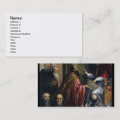 Carte De Visite Pape Paul IV remettant un statut (Devant / Derrière)