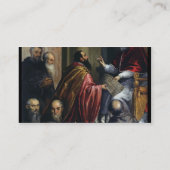 Carte De Visite Pape Paul IV remettant un statut (Dos)