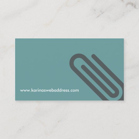 CARTE DE VISITE PAPERCLIP (Dos)