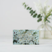 Carte De Visite Paperwhite Narcissus Fleurs blanches délicates (Debout devant)