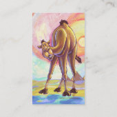 Carte De Visite Papeterie de chameau (Dos)