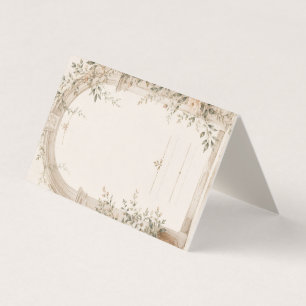 Carte De Visite Papeterie de mariage pour cérémonies méditerranéen
