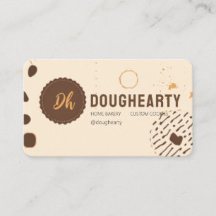 Carte De Visite Papeterie Moderne de Boulangerie Artisanale de Bis