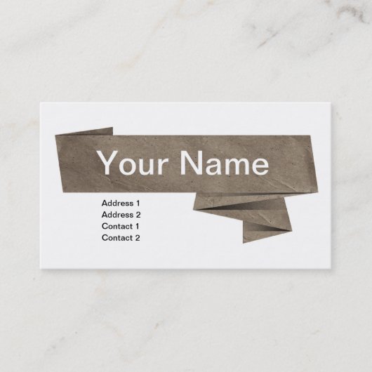 Carte De Visite papier (Devant)