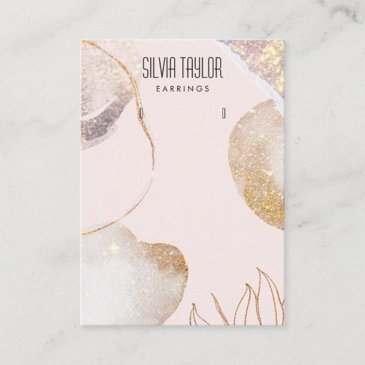 Carte De Visite papier abstrait minimal simple Écran de lecture (Devant)