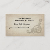 Carte De Visite Papier âgé par remous de cru (Dos)