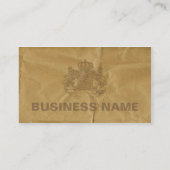 Carte De Visite Papier Brown (Dos)