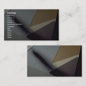 Carte De Visite Papier de construction (Devant / Derrière)