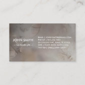 Carte De Visite Papier de sable brun rustique moderne Kraft (Dos)