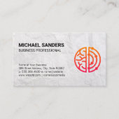 Carte De Visite Papier écroulé | Logo Mind (Devant)