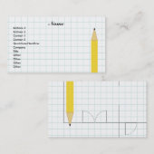 Carte De Visite Papier graphique (Devant / Derrière)