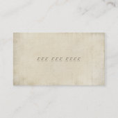 Carte De Visite Papier Grungy (Dos)