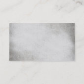 CARTE DE VISITE PAPIER MODERNE GRAY TEXTUEL MODÈLE DIGI (Dos)