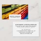 Carte De Visite Papier, Papier à lettres et fournitures de bureau, (Devant / Derrière)