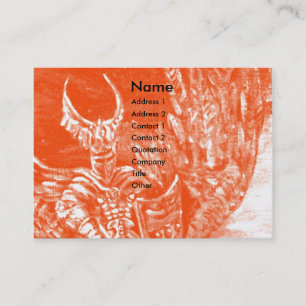 Carte De Visite Papier Pearl KNIGHT SOMBRE