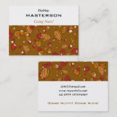 Carte De Visite Papier peint à noix (Devant / Derrière)