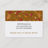 Carte De Visite Papier peint à noix (Dos)