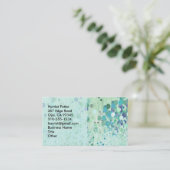 Carte De Visite Papier peint Abstrait Vintage fin (Debout devant)