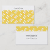Carte De Visite Papier peint d'abeille (Devant / Derrière)