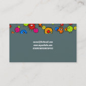 Carte De Visite Papier peint de bactéries, votre nom ici (Dos)