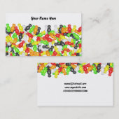 Carte De Visite Papier peint de bébé de gelée, votre nom ici (Devant / Derrière)