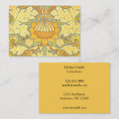 Carte De Visite Papier peint de William Morris pour la place de St (Devant / Derrière)