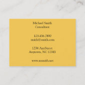 Carte De Visite Papier peint de William Morris pour la place de St (Dos)