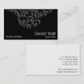 Carte De Visite Papier peint Style ornement un (Devant / Derrière)