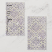Carte De Visite Papier peint vintage (Devant / Derrière)
