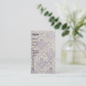 Carte De Visite Papier peint vintage (Debout devant)